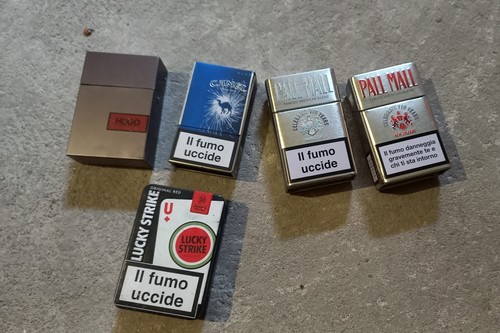 Scatole latta sigarette - in,