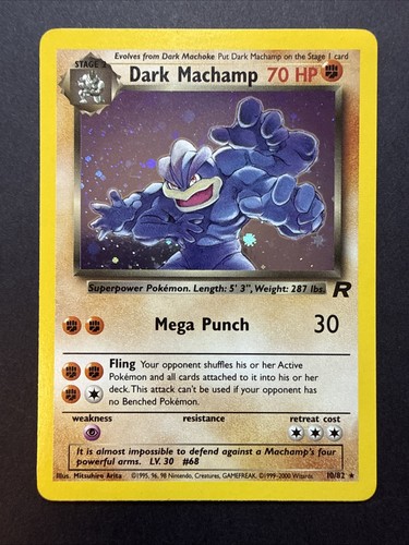 Pokemon holo 2000 dark machamp - pokemon,
