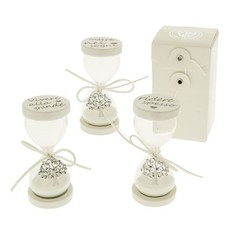 6 PZ SMALTO Clessidra resina