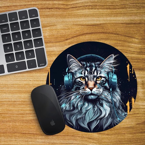 Tappetino mouse rotondo main - mouse,