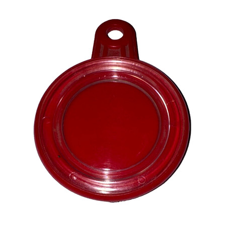 Porta bollo rotondo - bollo, rosso