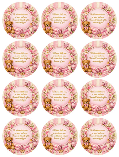 Topper cupcake commestibili - topper,
