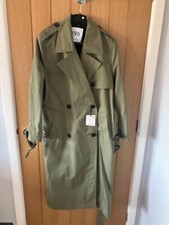 Trench cappotto verde ZARA