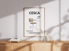 Cesca Chair Poster - Marcel