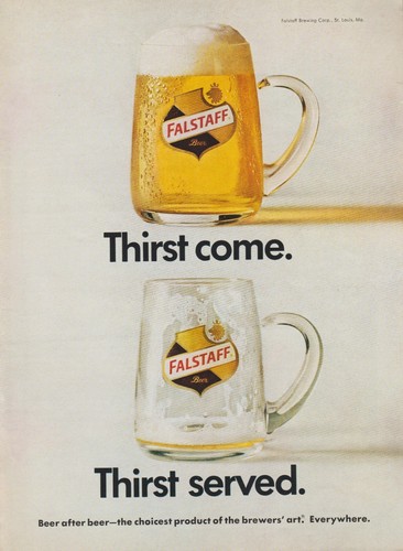 Birra falstaff 1967 - falstaff, sete
