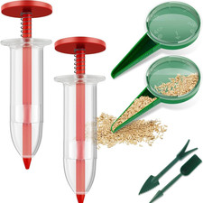Distributore Di Sementi, 6 Pcs Dispenser Di Semi, Seminatrice Manuale per Semi, 