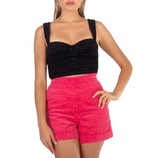 Crop top Moschino stampa