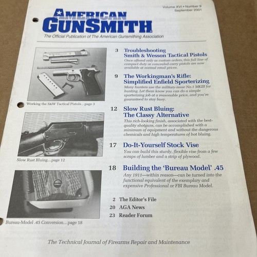 American gunsmith sept 2001 - american,