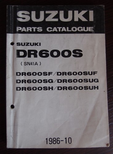 Suzuki dr600s 1986 - suzuki, parts
