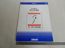 CARTELLA STAMPA ONLY PRESS ORIGINALE FIAT 76 GIRO D'ITALIA BICICLETTA IN INGLESE