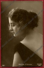 GIULIETTA D'ARIENZO 04 ATTRICE ACTRESS CINEMA MUTO SILENT MOVIE TEATRO real phot
