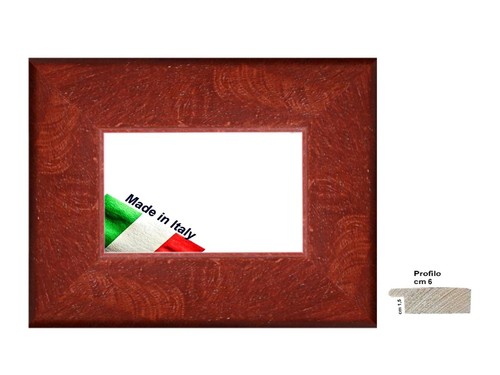 Cornice rosso mattone effetto