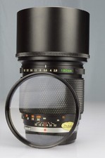 Olympus Zuiko MC 180mm f:2,8 Teleobiettivo N°112599 + Filtro UV Made Japan 1990s