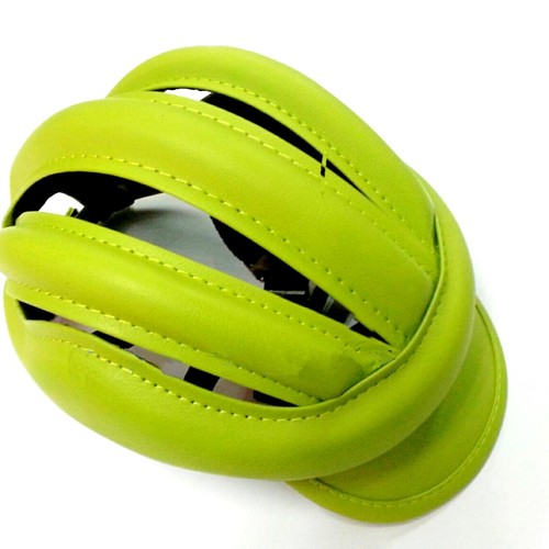 Casco bici verde limone