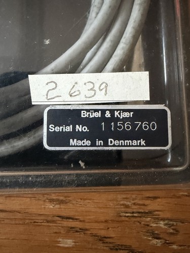 Bruel kjaer k - kjaer, 2639