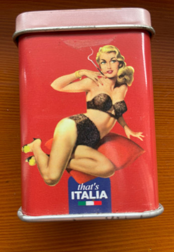 Scatola latta pastiglie - di,