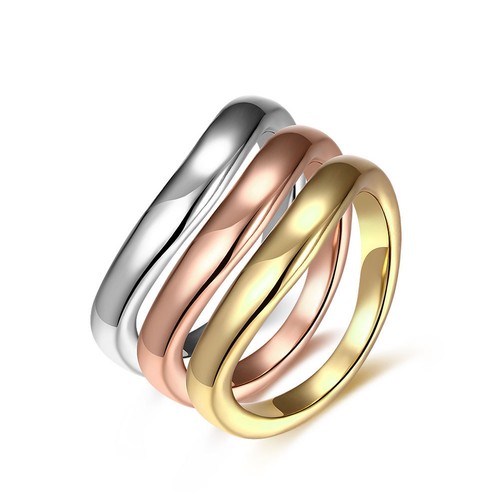 Anello moda donna tricolore