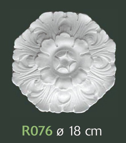 Rosone gesso bianco - gesso, per