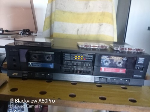 Piastra cassette jvc - piastra, td