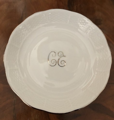 Piattino coppetta filo platino - filo,