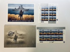 Famosi francobolli profetici ucraini francobolli nave da guerra russi guerra Ucraina