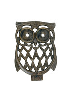 Burnished Brass Owl Saucer