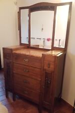 Como'  con specchio e marmo rosa Liberty siciliano