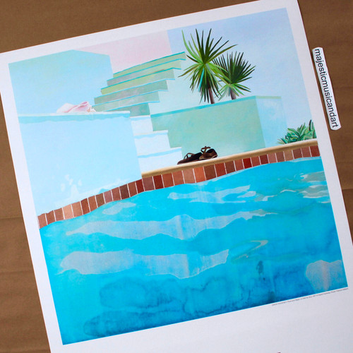 David hockney pool 2015 mostra - david,