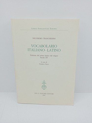 Vocabolario italiano latino - vocabolario,