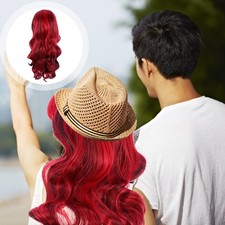  Parrucca cosplay riccia lunga