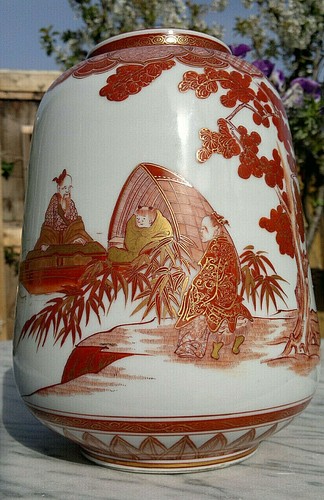 Fine antico vaso porcellana