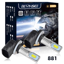 2X 881 H27W/2 LED Antibrouillard Ampoules Blanc pour Hyundai Santa Fé SM 02-06