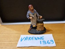 PRESEPE STATUINE FABBRO IN PASTA ITALY CM 9X6,5