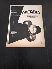 1953 ARCADIA FLEURIER HOROLOGERIE SUISSE WATCH OROLOGIO PUB VINTAGE AD