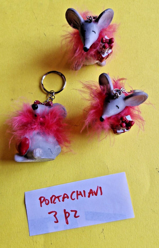 Portachiavi topolini 3 - topolini, pz.