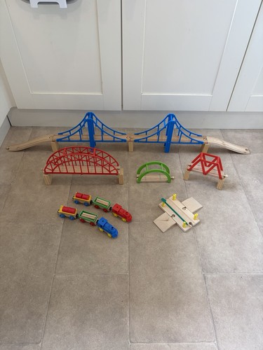 Pista treno legno viadotto - treno,
