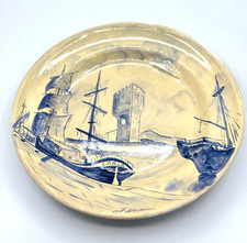 Piatto in ceramica Vintage - Francesco Lottero - Savona