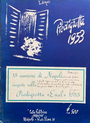 Mario piedigrotta 1953 - e.,