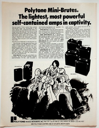 Polytone mini brutes vintage - polytone, mini-brutes