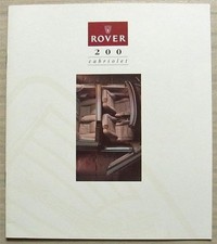 Brochure vendita auto ROVER