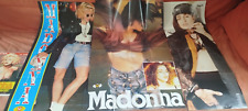 MADONNA LOTTO 7 POSTER MAX CIOE' CORRIERINO ROCK LEGENDS EDIGAMMA + CARTOLINA