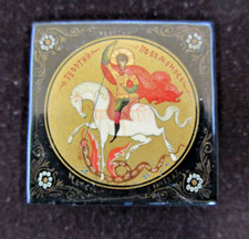 PICCOLA SCATOLA DI LACCA RUSSA