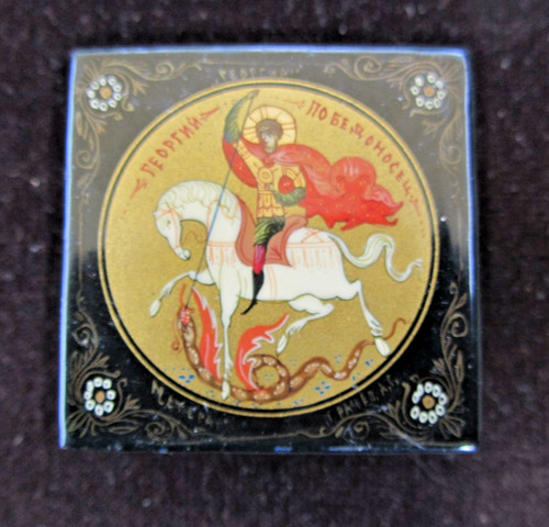 Piccola scatola lacca russa - piccola,