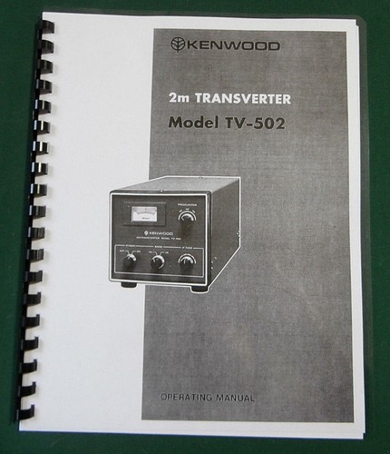 Kenwood 502 manuale - kenwood,