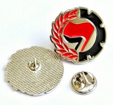 ANTIFA WHEEL ROT/SCHWARZ PIN