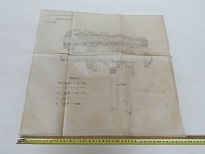 DISEGNO TECNICO CAMBIO MERCEDES G5  g FUORISTRADA 1937 CIRCA