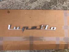 FIAT CAMION "LUPETTO" SCRITTA LOGO EMBLEMA USATA ORIGINALE DELL'EPOCA