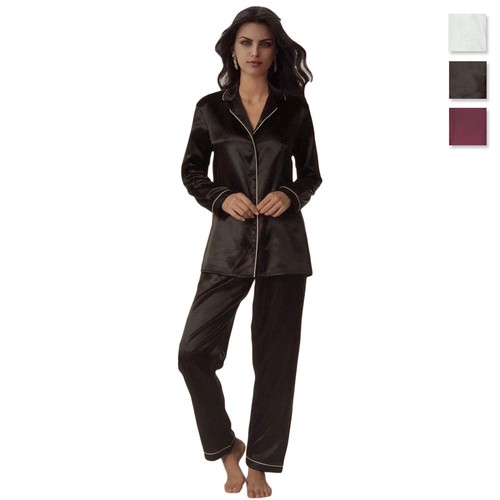 Pigiama raso donna lungo