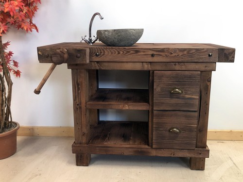 Mobile bagno stile falegname - bagno,