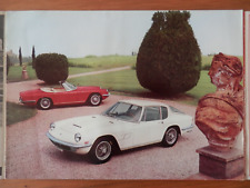 MASERATI "Mistral" 3.7 Coupé & Spyder - 1965 - Catalogo vendite quadrilingue